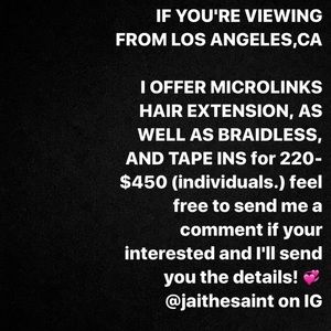 Microlink hair extensions